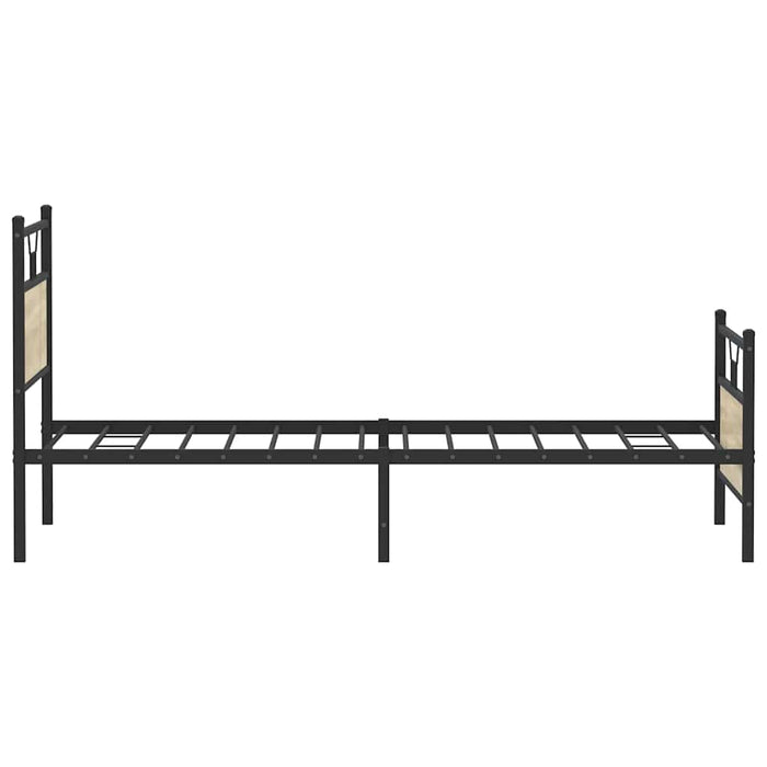 Cadru de pat fără saltea Stejar Sonoma 107x203cm Lemn prelucrat - WALTI WALTI