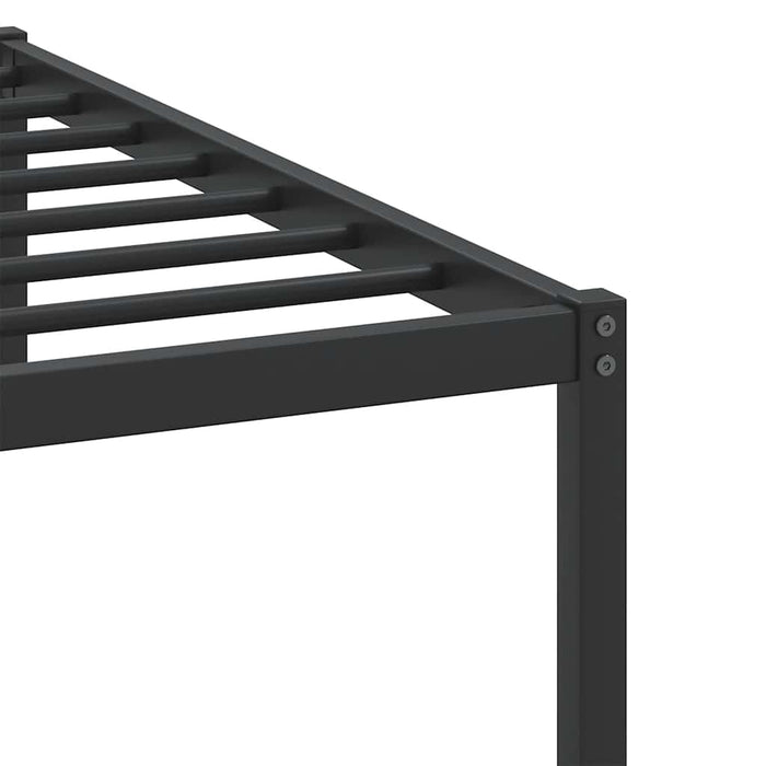 Cadru pat fără saltea stejar maro 100x200 cm lemn prelucrat - WALTI WALTI