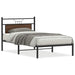 Cadru de pat fără saltea Stejar maro 107x203 cm Lemn prelucrat - WALTI WALTI