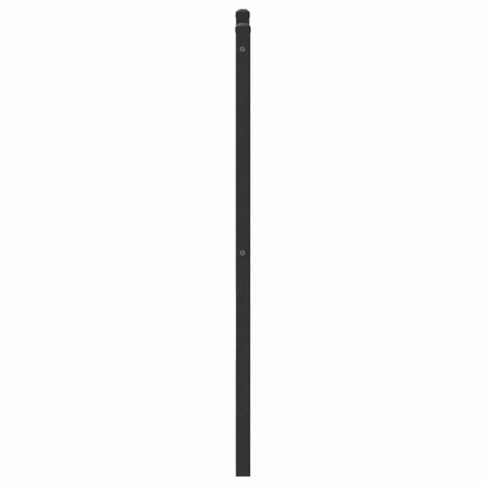 Tăblie de pat, stejar maro, 100 cm, lemn prelucrat și oțel - WALTI WALTI