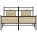 Cadru pat fără saltea stejar sonoma 150x200 cm lemn prelucrat - WALTI WALTI