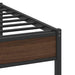 Cadru de pat fără saltea Stejar maro 107x203 cm Lemn prelucrat - WALTI WALTI
