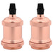 Suporturi de lampă 2 buc Rose Gold E27 - WALTI WALTI