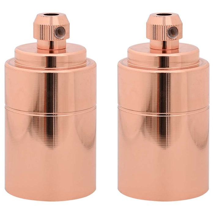Suporturi de lampă 2 buc Rose Gold E27 - WALTI WALTI