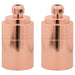 Suporturi de lampă 2 buc Rose Gold E27 - WALTI WALTI