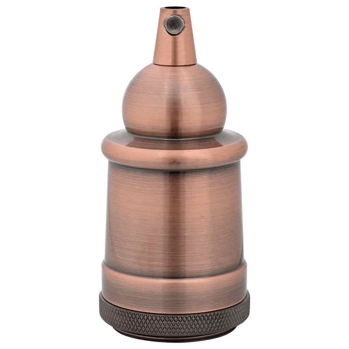 Suporturi de lampă 2 buc Roșu Bronz E27 WALTI
