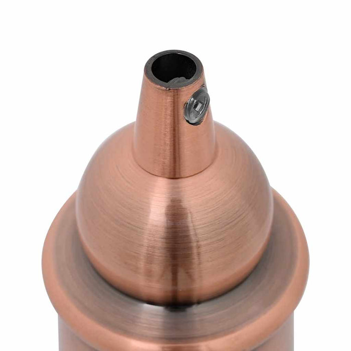 Suporturi de lampă 2 buc Roșu Bronz E27 WALTI