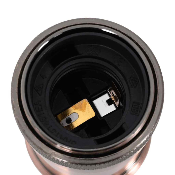Suporturi de lampă 2 buc Roșu Bronz E27 WALTI