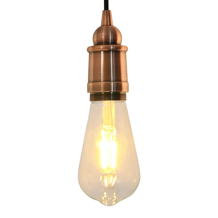 Suporturi de lampă 2 buc Roșu Bronz E27 WALTI
