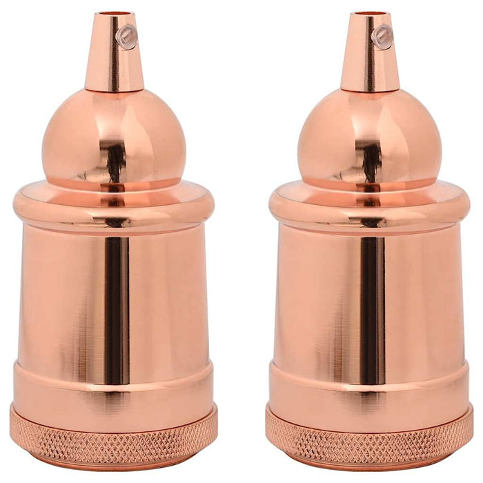 Suporturi de lampă 2 buc Rose Gold E27 - WALTI WALTI