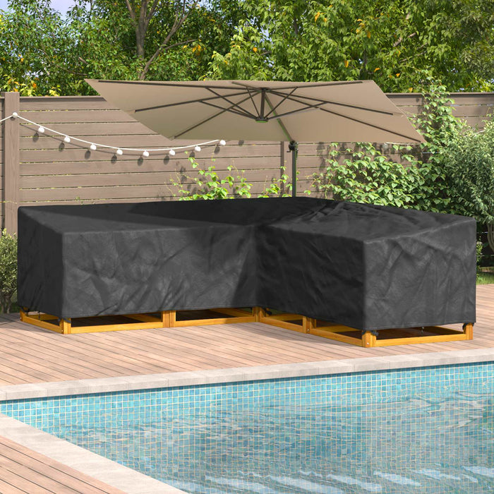 Husă pentru mobilă Negru 270 x 270 x 80 cm Material Oxford 600D WALTI