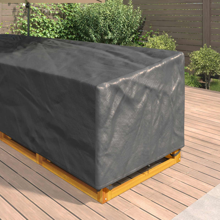 Husă pentru mobilă 300 x 300 x 80 cm Material Oxford 420D Negru - WALTI WALTI
