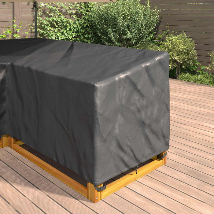 Husă pentru mobilă 260 x 210 x 80 cm Material Oxford 420D Negru - WALTI WALTI
