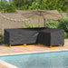Husă pentru mobilă 260 x 210 x 80 cm Material Oxford 420D Negru - WALTI WALTI