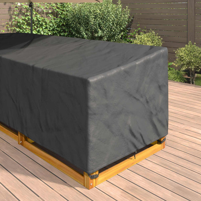 Husă pentru mobilă 330 x 255 x 80 cm Material Oxford 210D Negru - WALTI WALTI