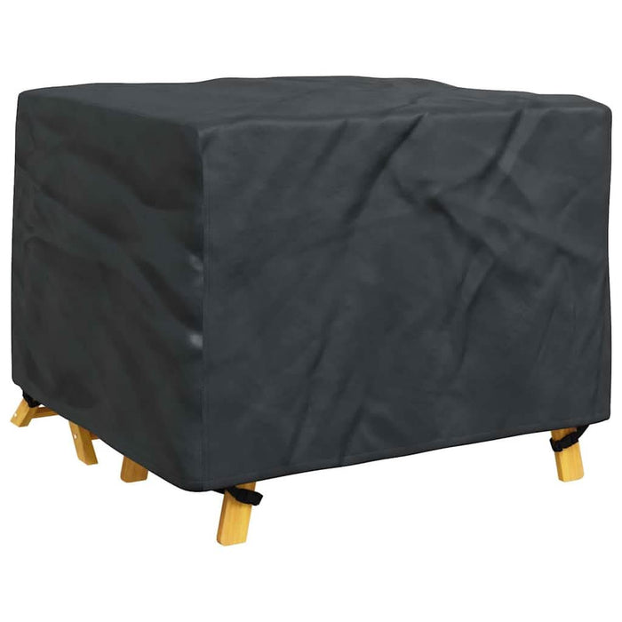 Husă pentru mobilier de exterior Negru 113 x 113 x 73 cm 210D - WALTI WALTI