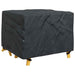 Husă pentru mobilier de exterior Negru 113 x 113 x 73 cm 210D - WALTI WALTI