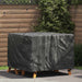 Husă pentru mobilier de exterior Negru 113 x 113 x 73 cm 420D - WALTI WALTI