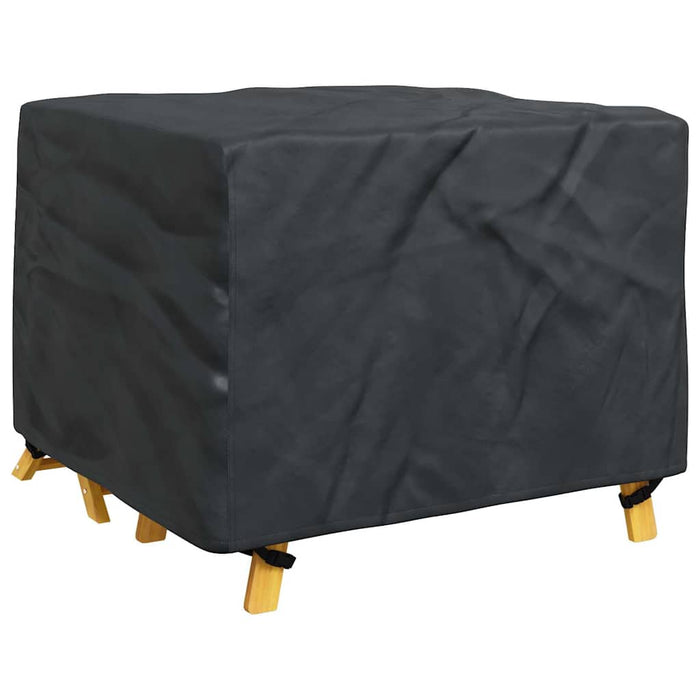 Husă pentru mobilier de exterior Negru 113 x 113 x 73 cm 420D - WALTI WALTI