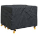 Husă pentru mobilier de exterior Negru 113 x 113 x 73 cm 420D - WALTI WALTI