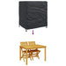 Husă pentru mobilier de exterior Negru 116 x 100 x 120 cm 210D - WALTI WALTI