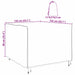 Husă pentru mobilier de exterior 135 x 135 x 90 cm - WALTI WALTI