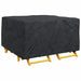 Husă pentru mobilier de exterior Negru 150 x 150 x 75 cm 210D - WALTI WALTI