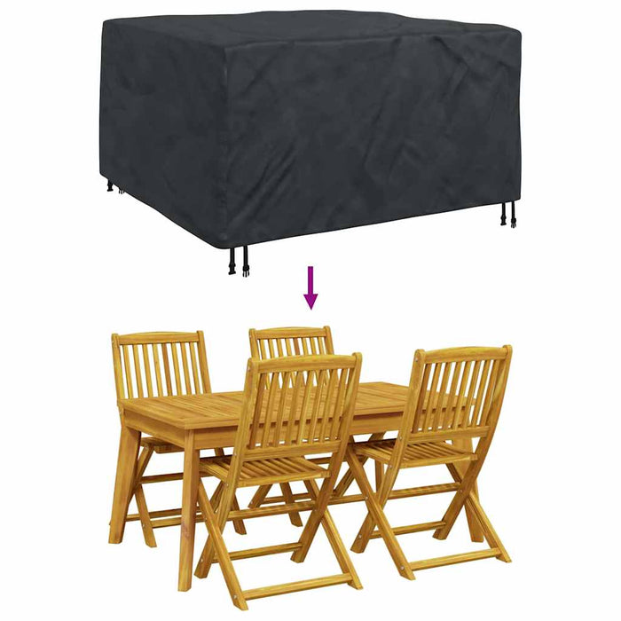 Husă pentru mobilier de exterior Negru 150 x 150 x 75 cm 420D - WALTI WALTI