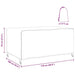 Husă pentru mobilier de exterior Negru 170 x 100 x 70 cm 210D - WALTI WALTI