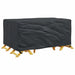Husă pentru mobilier de exterior Negru 172 x 113 x 73 cm 420D - WALTI WALTI