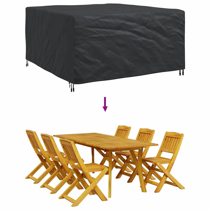 Husă pentru mobilier de exterior Negru 180 x 190 x 85 cm 420D - WALTI WALTI