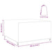 Husă pentru mobilier de exterior Negru 180 x 190 x 85 cm 600D - WALTI WALTI