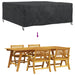 Husă pentru mobilier de exterior Negru 200 x 190 x 85 cm 210D - WALTI WALTI
