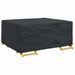 Husă pentru mobilier de exterior Negru 200 x 165 x 80 cm 600D - WALTI WALTI