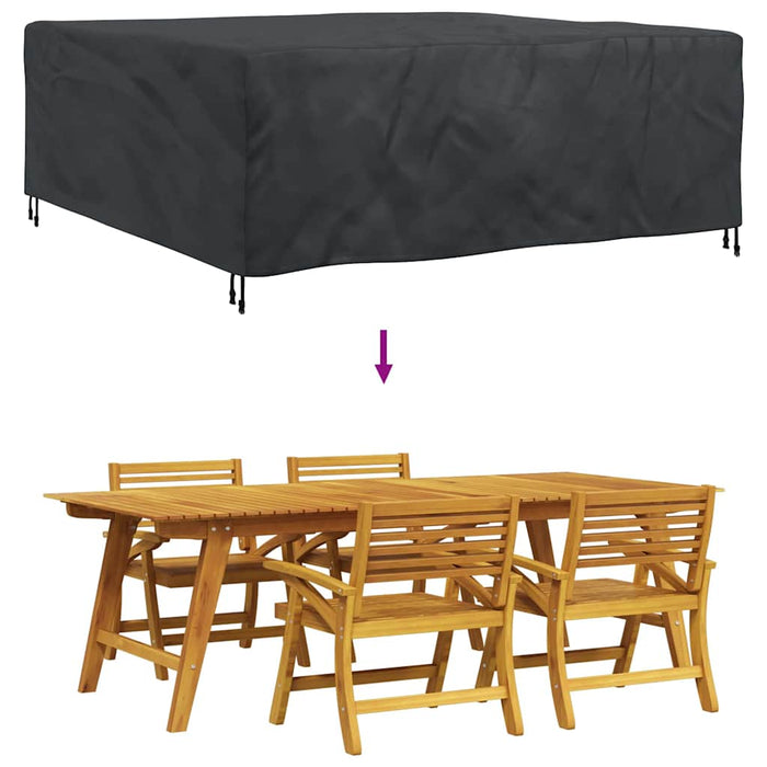 Husă pentru mobilier de exterior Negru 200 x 200 x 90 cm 210D - WALTI WALTI