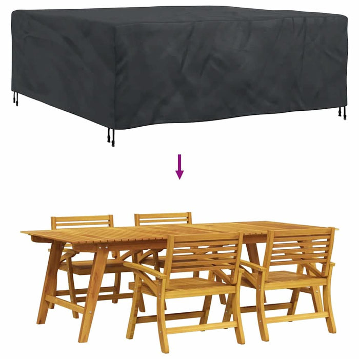 Husă pentru mobilier de exterior Negru 210 x 200 x 70 cm 600D - WALTI WALTI