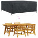 Husă pentru mobilier de exterior Negru 210 x 200 x 70 cm 600D - WALTI WALTI