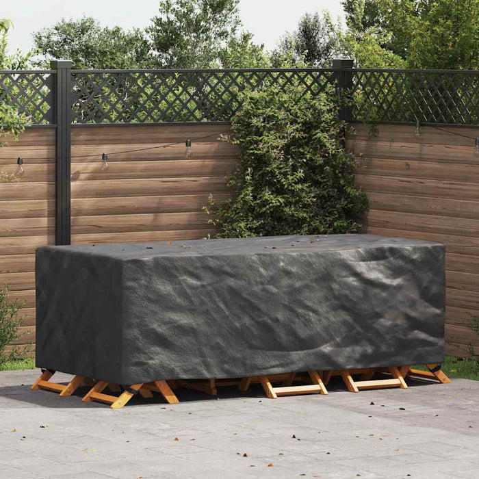 Husă pentru mobilier de exterior Negru 220 x 110 x 70 cm 600D - WALTI WALTI