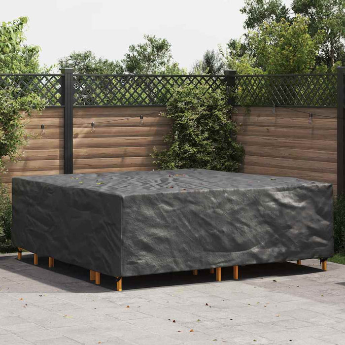 Husă pentru mobilier de exterior Negru 220 x 220 x 70 cm 600D - WALTI WALTI