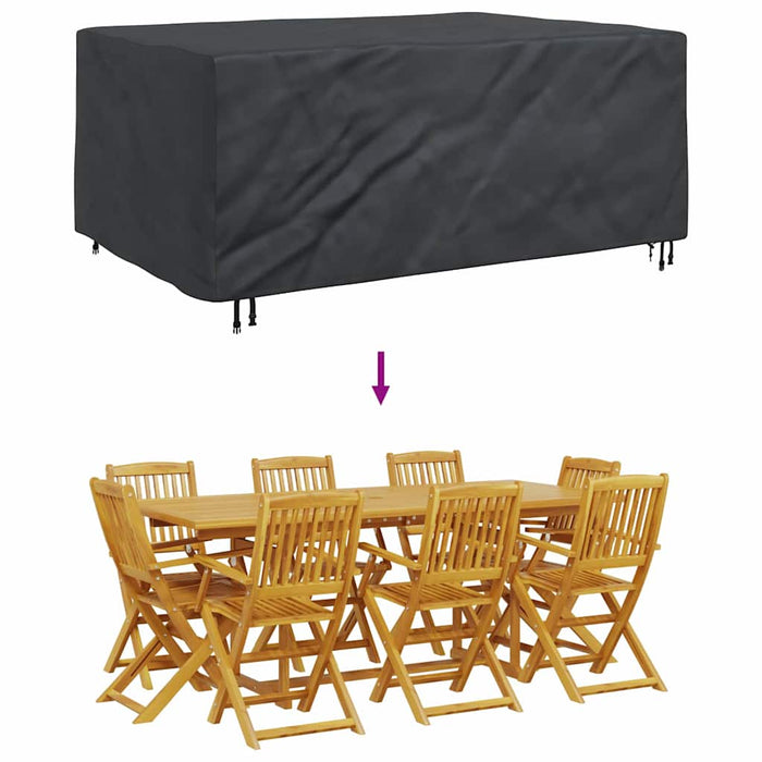 Husă pentru mobilier de exterior Negru 220 x 150 x 85 cm 210D - WALTI WALTI