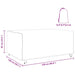 Husă pentru mobilier de exterior Negru 220 x 150 x 85 cm 210D - WALTI WALTI