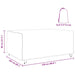 Husă pentru mobilier de exterior Negru 230 x 165 x 80 cm 210D - WALTI WALTI