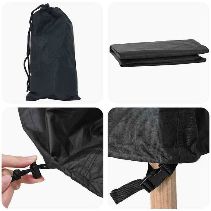 Husă pentru mobilier de exterior Negru 240 x 180 x 100 cm 420D - WALTI WALTI