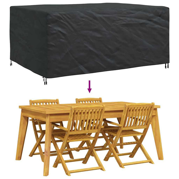 Husă pentru mobilier de exterior Negru 240 x 180 x 100 cm 420D - WALTI WALTI