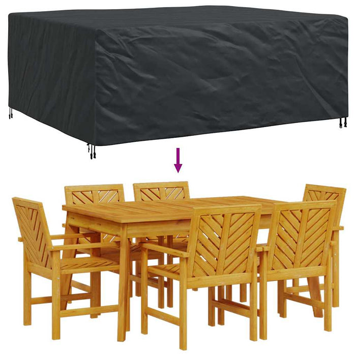 Husă pentru mobilier de exterior Negru 250 x 210 x 90 cm 210D - WALTI WALTI