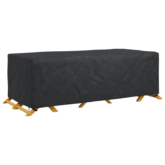 Husă pentru mobilier de exterior Negru 300 x 140 x 90 cm 600D - WALTI WALTI