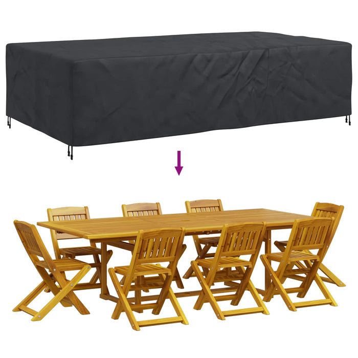Husă pentru mobilă Simplu Negru 315 x 180 x 74 cm 600D - WALTI WALTI