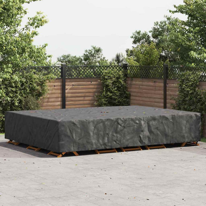 Husă pentru mobilier de exterior Negru 350 x 260 x 90 cm 600D - WALTI WALTI