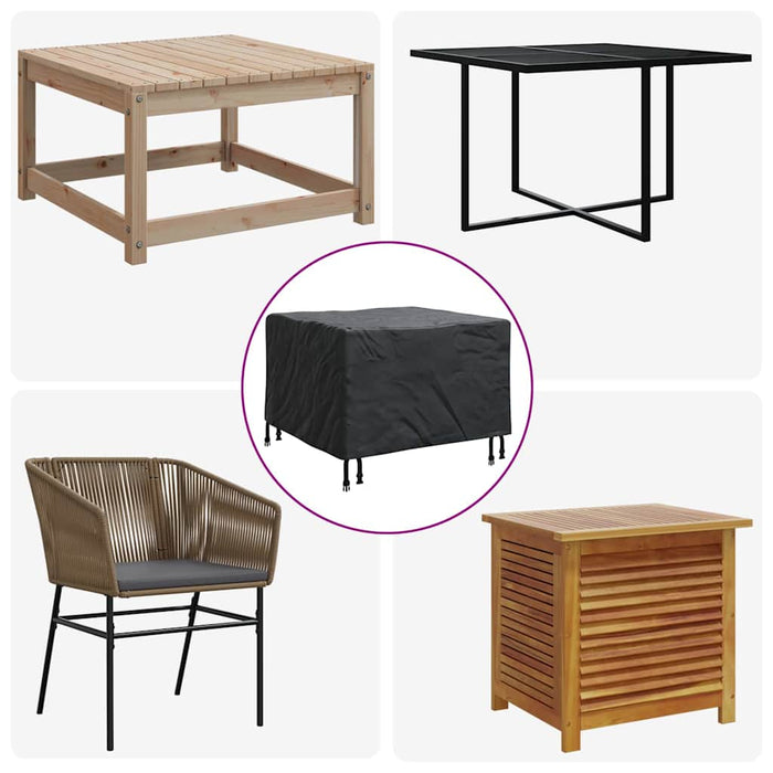 Husă pentru mobilă Simplu Negru 82 x 82 x 50 cm țesătură - WALTI WALTI