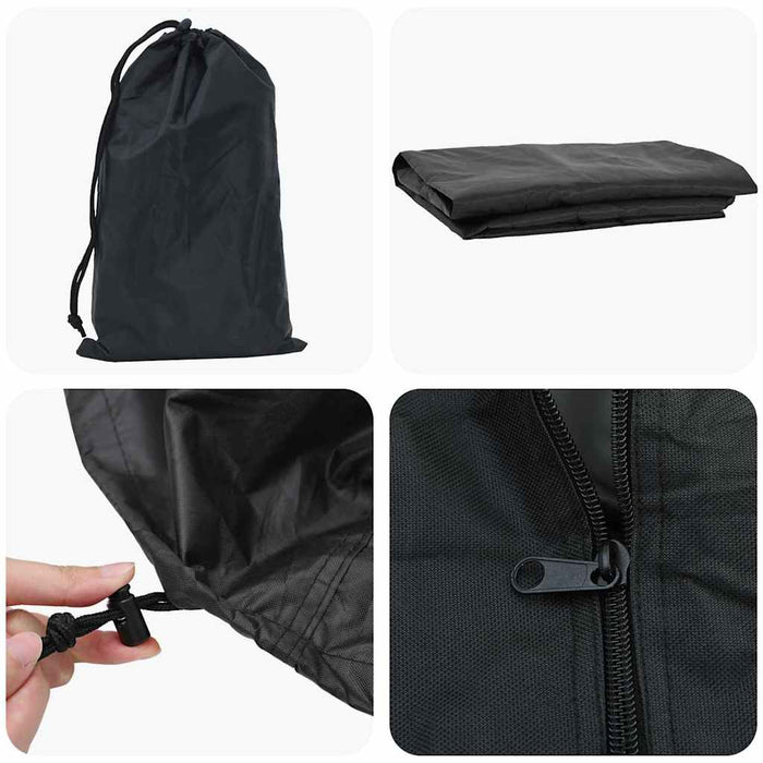 Husă pentru suport de lemne Negru 61 x 122 x 106 cm țesătură - WALTI WALTI